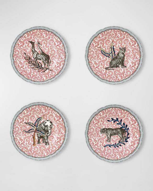 Braquenie Salad Plates, Set of 4